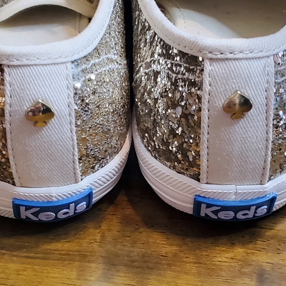 Keds x kate spade new york Glitter Dipped Satin Lace Sneakers - Picture 6 of 6